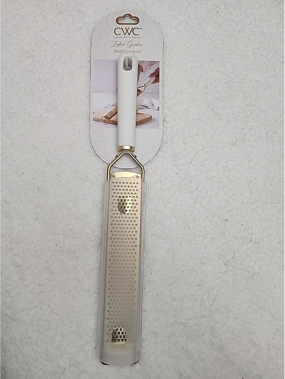 Kitchen Lemon Zester, Stainless Steel Hand Held Parmesan Cheese Grater for Ginge